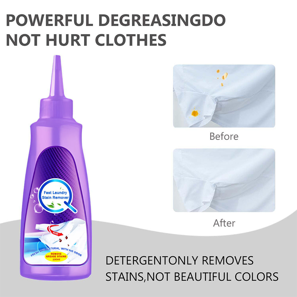 Limited time Discount 🔥 Active Enzyme Laundry Stain Remover for Clothes,Fast Laundry Stain Remover,Active Enzyme Clothing Stain Remover,White Shirt Guardian,Garment Stubborn Stain Cleaner Oil Remover