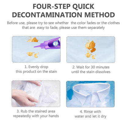 Limited time Discount 🔥 Active Enzyme Laundry Stain Remover for Clothes,Fast Laundry Stain Remover,Active Enzyme Clothing Stain Remover,White Shirt Guardian,Garment Stubborn Stain Cleaner Oil Remover