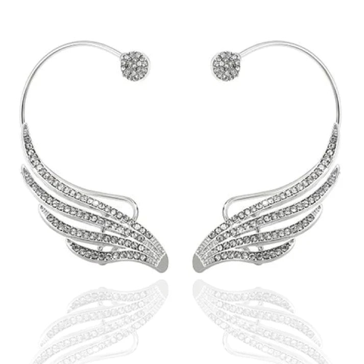 Boucles d'oreilles Angel-Wings en argent pour femmes