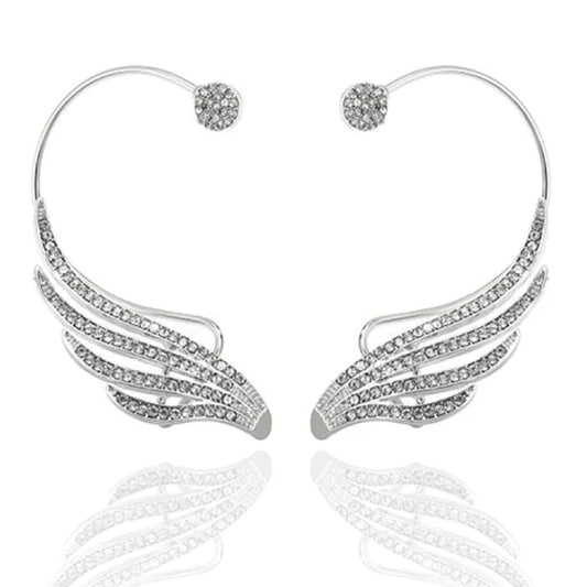 Boucles d'oreilles Angel-Wings en argent pour femmes